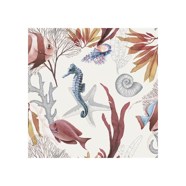 Ambiente Frokostservietter - seahorse