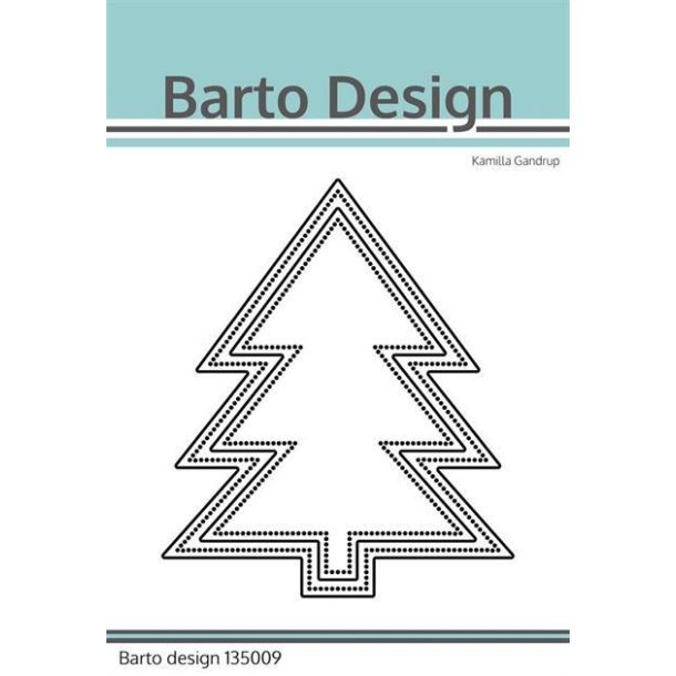 Barto Design - Die - Layered Christmas Tree / Juletr