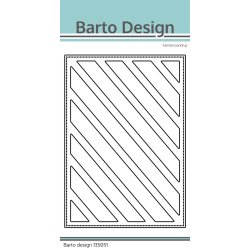 Barto Design - Die - "Background - Stripes" - A6 -Baggrund striber