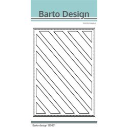 Barto Design - Die - "Background - Stripes" - A6 -Baggrund striber