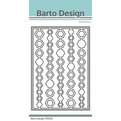 Barto Design - Die - "Background - Honeycomb Back" - A6 - Bikube