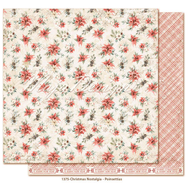 Maja Design - Christmas Nostalgia - Poinsettias