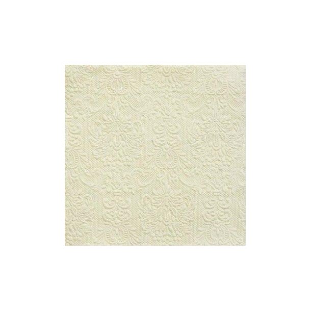 Elegance Middagsservietter - Cream - 15 stk.