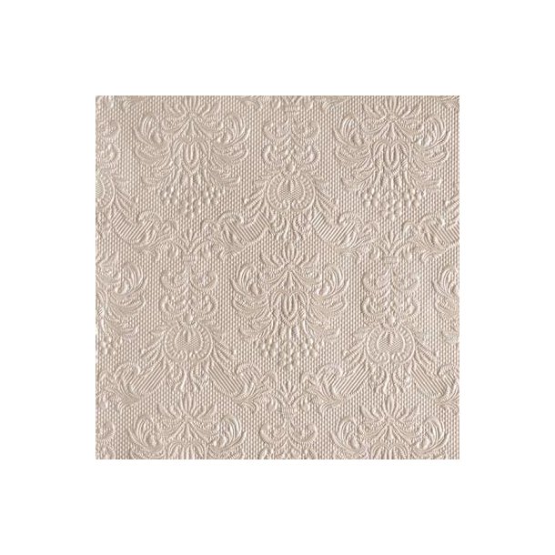 Elegance Middagsservietter - Pearl Taupe - 15 stk.