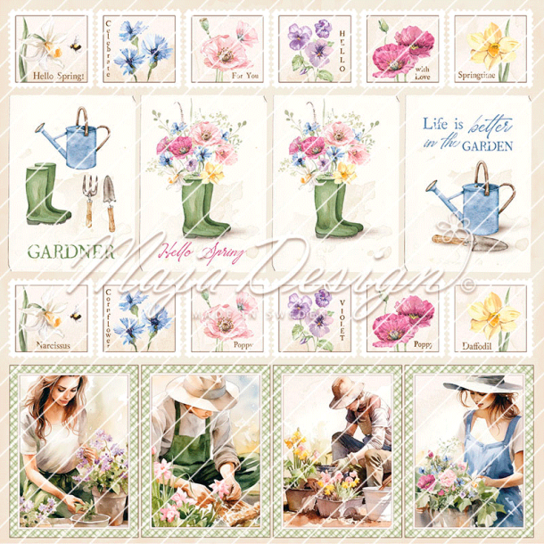 Maja Design - Spring Garden - To cut out