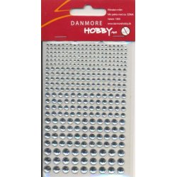 Danmore Hobby - Selvklbende Rhinsten Mix - Klar - 1850