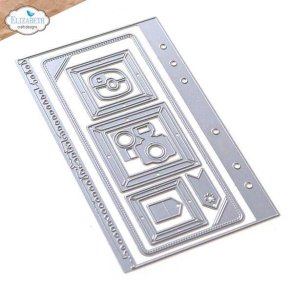 Elizabeth Craft Design - Die - Planner Essentials 39 - Torn Page with Frame - 1865