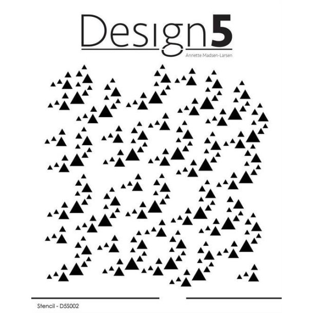 Design5 - Stencil - Triangles - D5S002