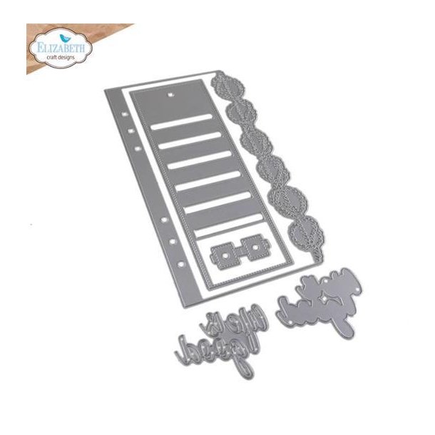 Elizabeth Craft Design - Die - Planner Essentials 49 - Rope Border - 1938