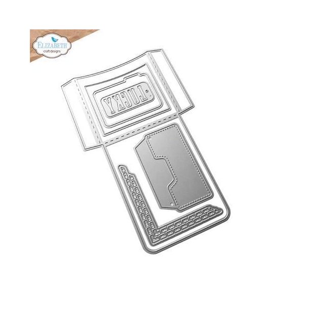 Elizabeth Craft Designs - Die - Curved Library Pocket