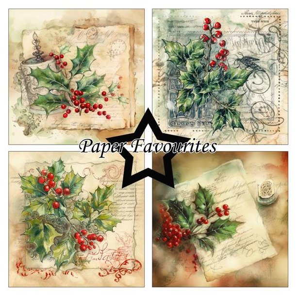 Paper Favourites - Blok 6'' - Vintage Holly