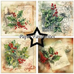Paper Favourites - Blok 12'' - Vintage Holly