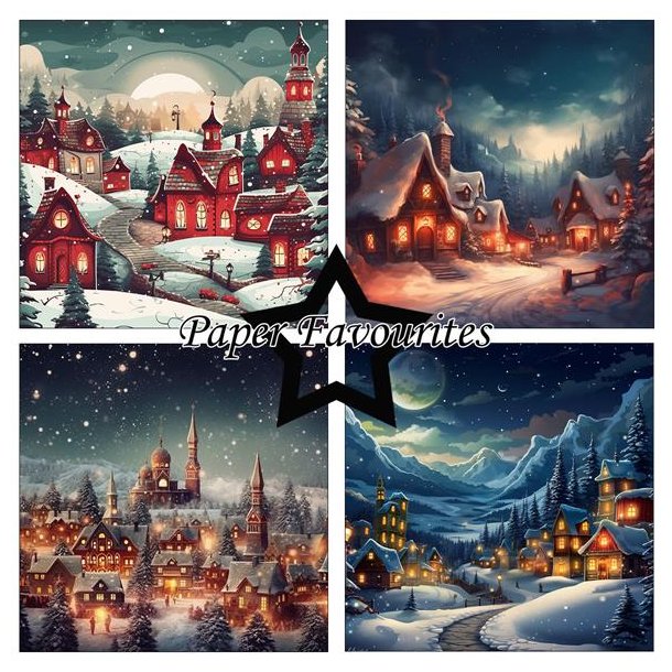Paper Favourites - Blok 6'' - Winter Village / Vinter by