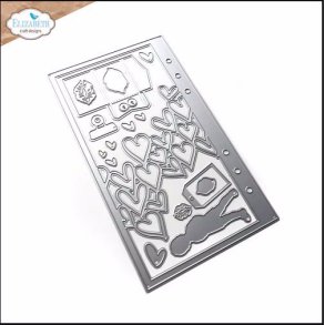 Elizabeth Craft Designs - Die - Planner Essentials 57 - Heart Overlay