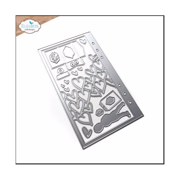 Elizabeth Craft Designs - Die - Planner Essentials 57 - Heart Overlay