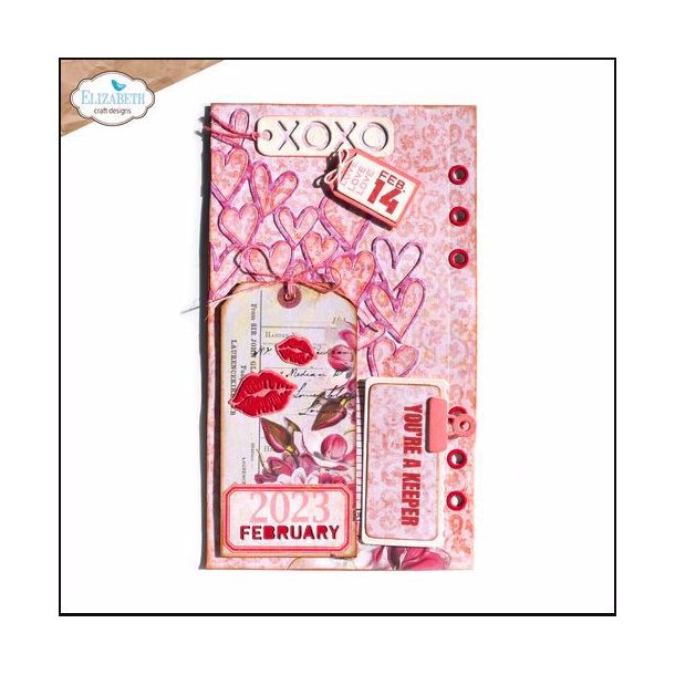 Elizabeth Craft Designs - Die - Planner Essentials 57 - Heart Overlay