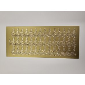 Klistermrker - Menu - Guld