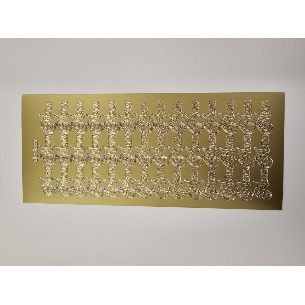 Klistermrker - Menu - Guld