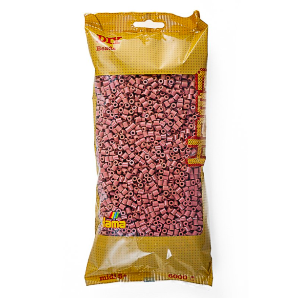Hamaperler - Midi - 6000 stk. - Mrk Blush