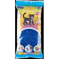 Hamaperler - Midi - 6000 stk - Neon bl