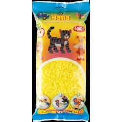 Hamaperler - Midi - 6000 stk - Pastel gul