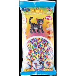 Hamaperler - Midi - 6000 stk - Mix 50 - farve nr. 43, 44, 45, 46, 47, 48