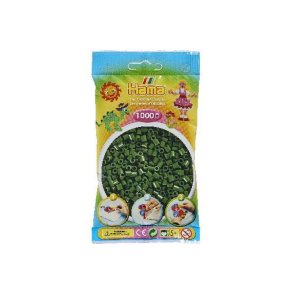 Hamaperler - Midi - 1000 stk. - Skovgr�n