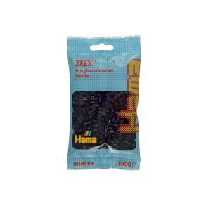 Hamaperler - Midi - 1000 stk - Aubergine