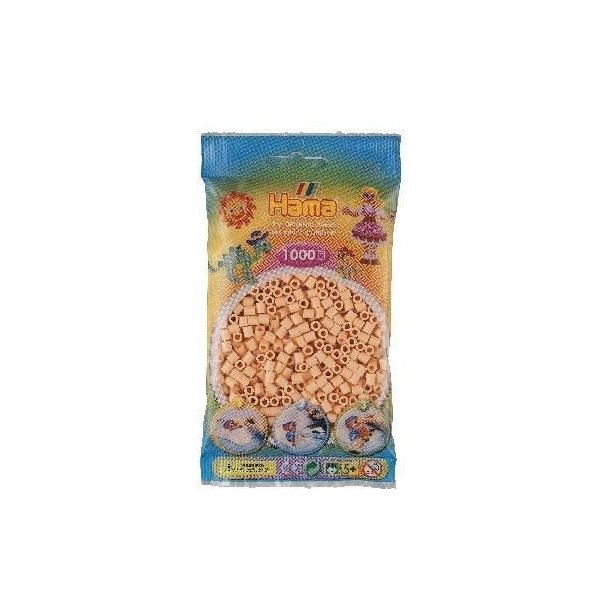 Hamaperler - Midi - 1000 stk - Lys mat rosa