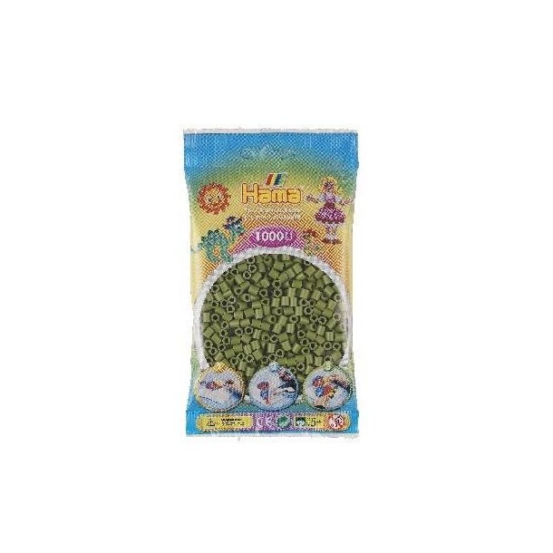 Hamaperler - Midi - 1000 stk. - Oliven