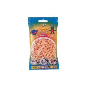 Hamaperler - Midi - 1000 stk - Selvlysende r�d