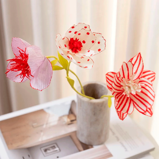 Crepepapir - 8 ark - Natur