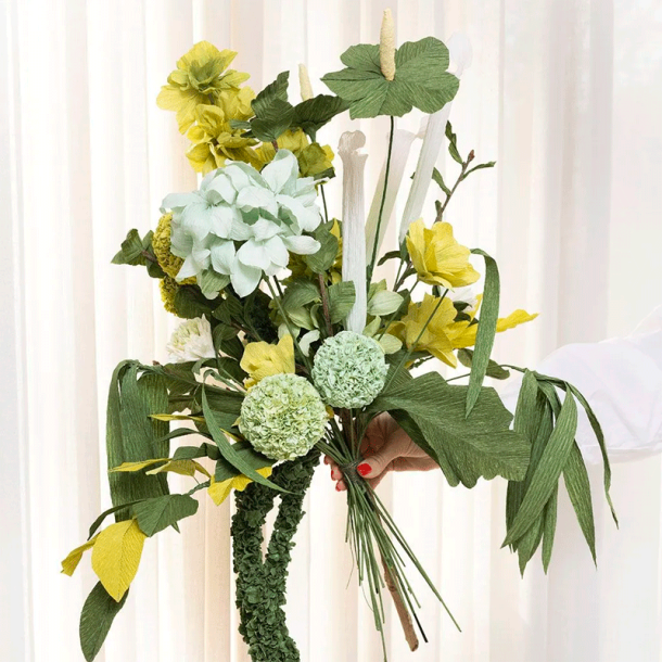 Crepepapir - 8 ark - Natur