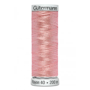 Gtermann - Maskinbroderitrd - Sulky Rayon - Viskose - 200 m - Lyserd Multifarvet 2100