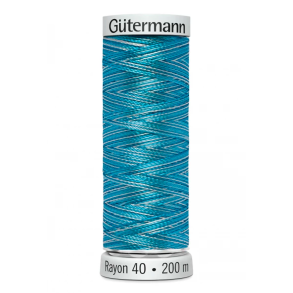 Gtermann - Maskinbroderitrd - Sulky Rayon - Viskose - 200 m - Bl Multifarvet 2105