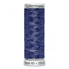 Gtermann - Maskinbroderitrd - Sulky Rayon - Viskose - 200 m - Bl Multifarvet