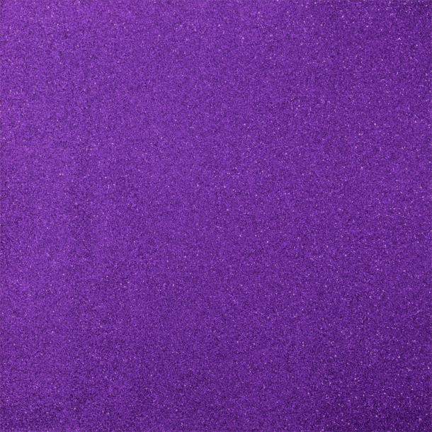 Vaessen Creative - Selvklbende Glitter papir - Mrk lilla