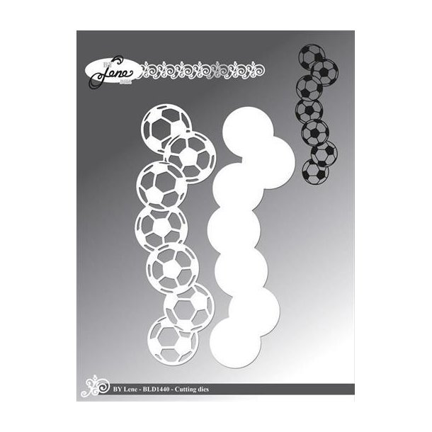 By Lene - Die - Football Border / Fodbold Ranke - BLD1440