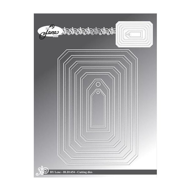 By Lene - Die - Rectangle - A6 / Rektangler A6 - BLD1454