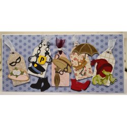 By Lene - Die - Rectangle Frame w/Tag / Rektangel Ramme m/Tag