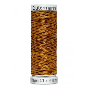 Gtermann - Maskinbroderitrd - Sulky Rayon - Viskose - 200 m - Brun Multifarvet 2120