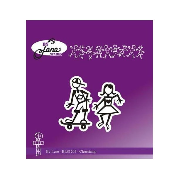 By Lene - Stempel - Matchstick - Teenagers / Tndstikmnd - Teenagere - BLS1205