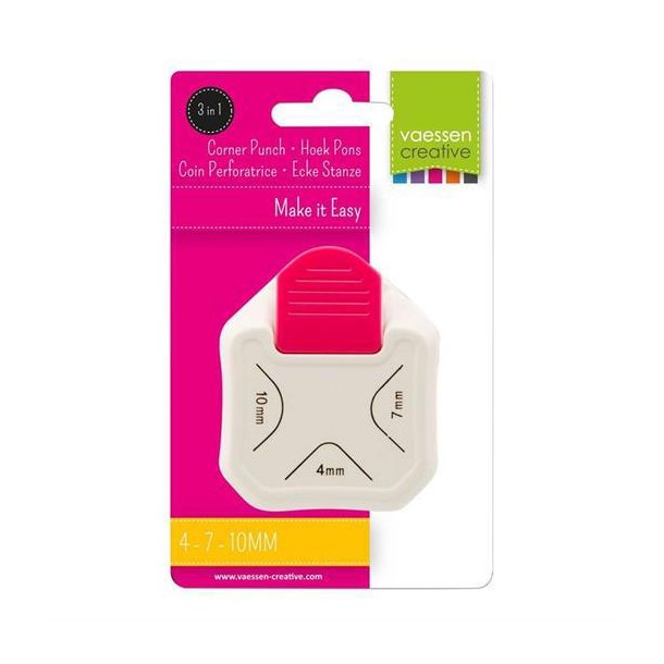 Vaessen Creative 3 in 1 Corner Punch
