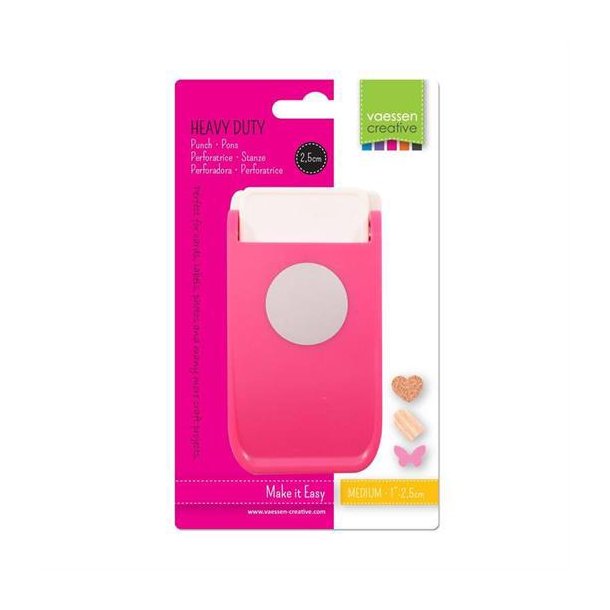 Vaessen Creative - Heavy Duty - Punch - 2,5 cm
