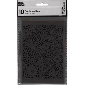 Happy Moments - Blondekarton - A6 - Fine Detaljer - Sort - 216912