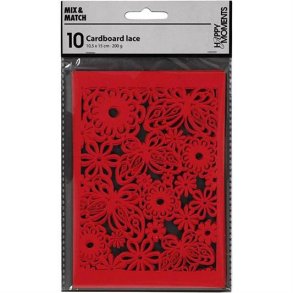 Happy Moments - Blondekarton - A6 - Fine Detaljer - Rd - 216913