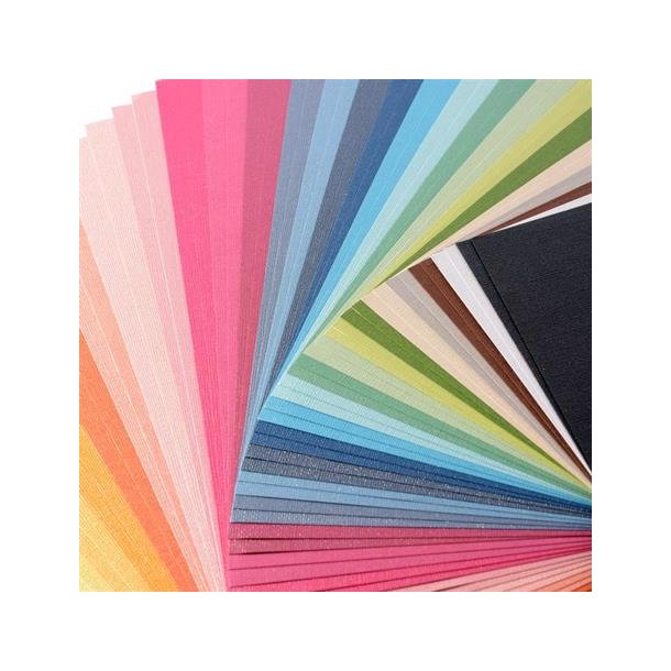 Florence - Cardstock Paper - Blok m. Pearl Texture - 30 x 30 cm