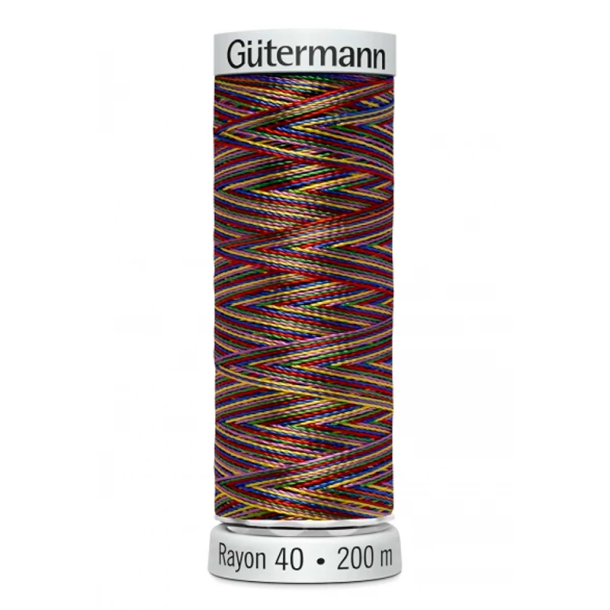 Gtermann - Maskinbroderitrd - Sulky Rayon - Viskose - 200 m - Multifarvet 2247