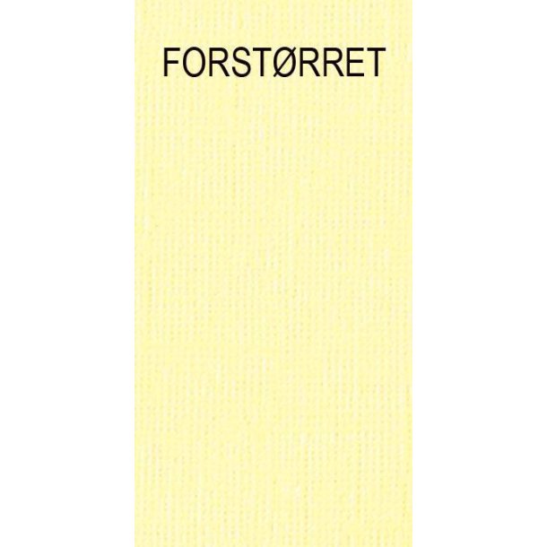 Basic karton med struktur - Lys Gul - 30x30