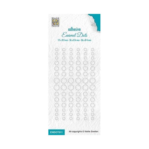 Nellie Snellen - Enamel Dots - Transparent - ENDOT011